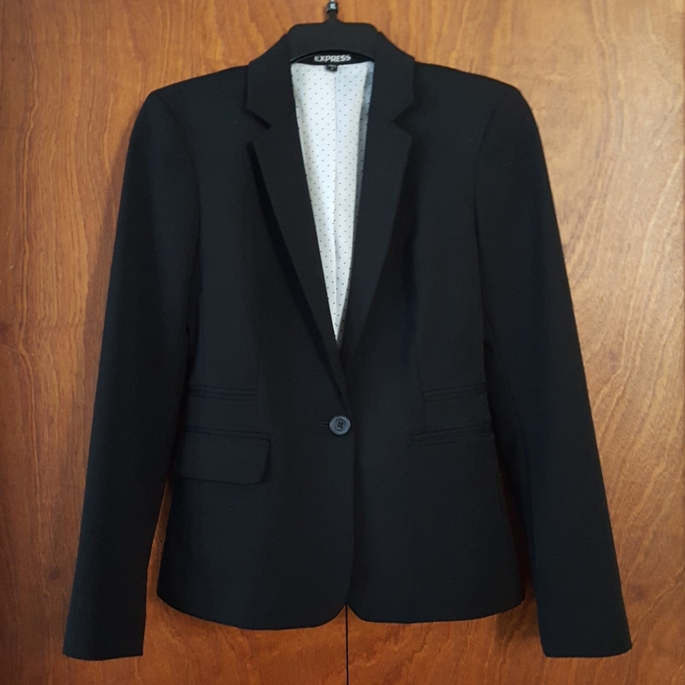 Express One Button Blazer - Picture 2 of 5